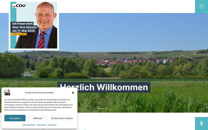 Kuvakaappaus sivustosta benno-neuhaus.de