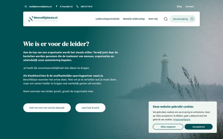 Zrzut ekranu bennorijpkema.nl