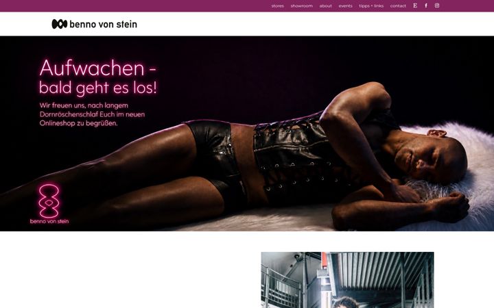 Screenshot of bennovonstein.com