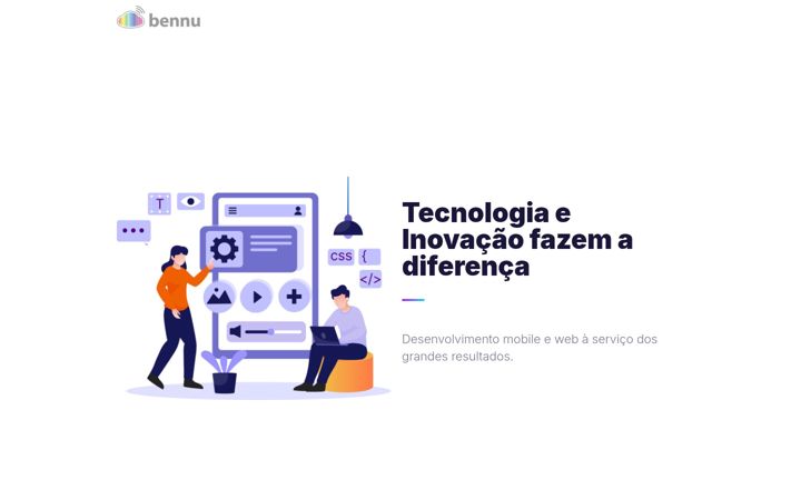 Screenshot of bennu.com.br