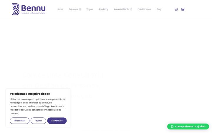 Skjermbilde av bennuconsultoria.com.br