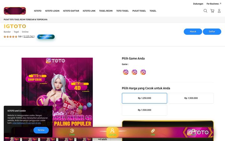 Screenshot of bennugardens.org