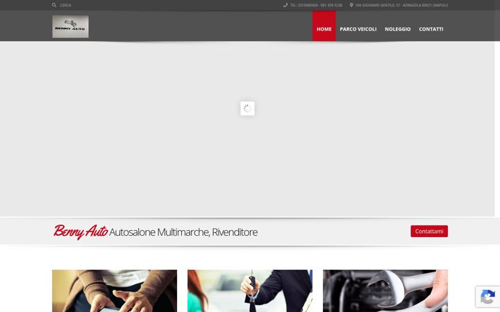 Screenshot of bennyauto.it