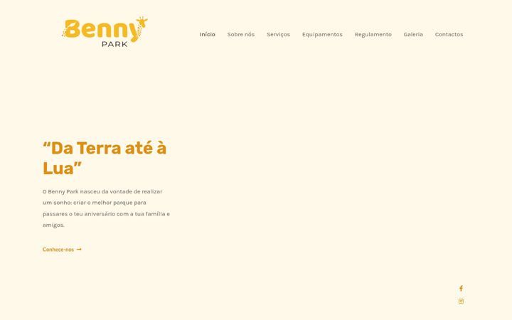 Screenshot of bennypark.pt