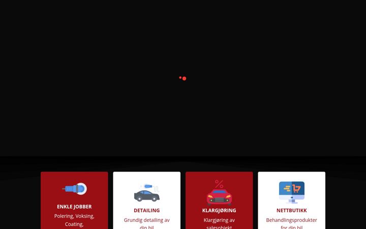 Screenshot of bennyscardetailing.no