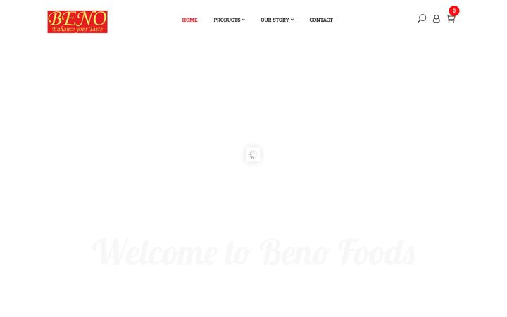 Screenshot of benofoods.co.uk