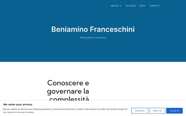 Screenshot of benofranceschini.it