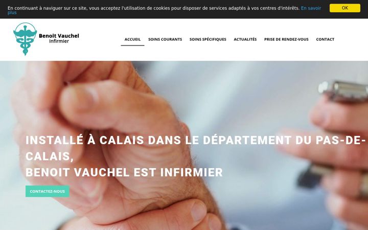 Screenshot of benoit-infirmier.com