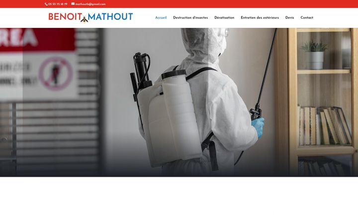 Screenshot of benoit-mathout.fr
