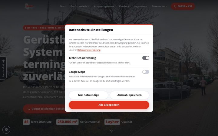 Screenshot van benoit-net.de