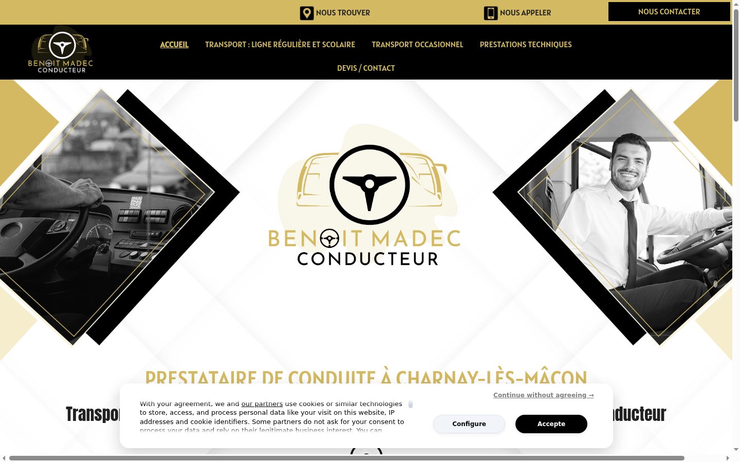 Screenshot tal-banner tal-kunsens muri qabel kwalunkwe interazzjoni