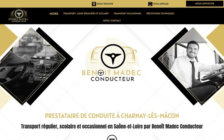 Screenshot of benoitmadec-conducteur.com