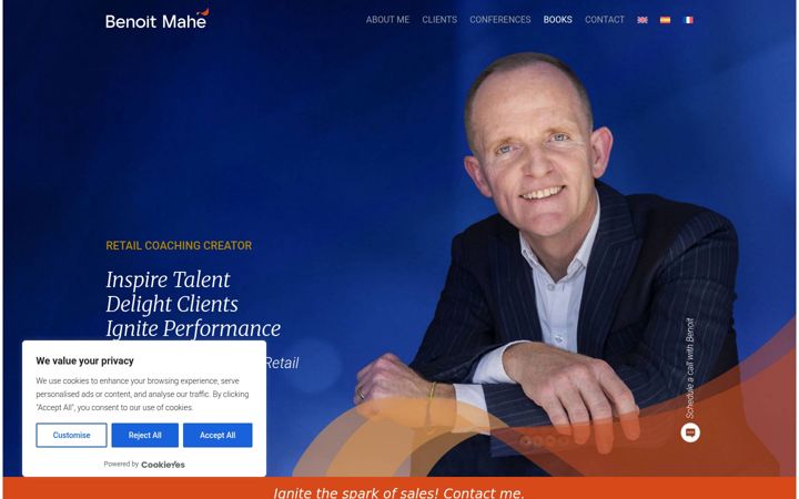 Screenshot of benoitmahe.com