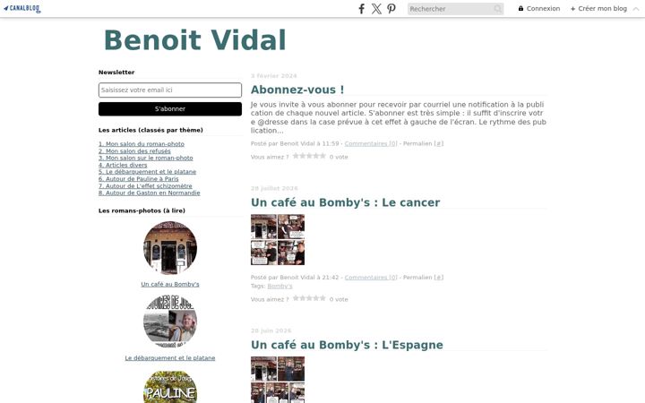 Screenshot of benoitvidal.net
