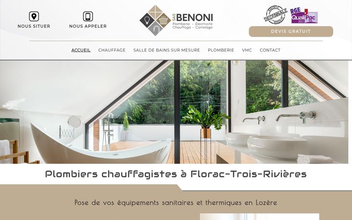 Screenshot of benonichauffage.fr