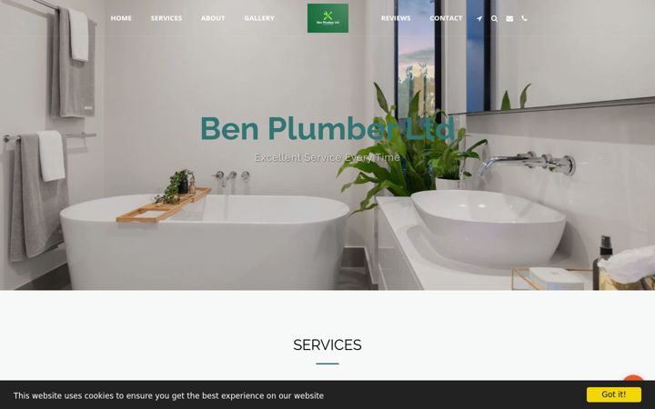 Screenshot of benplumberltd.co.uk