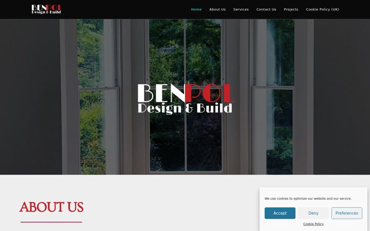 Screenshot of benpol.co.uk