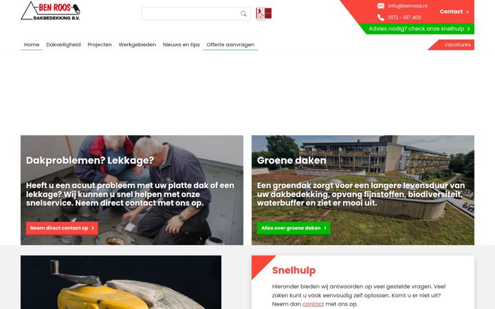 Screenshot of benroos.nl
