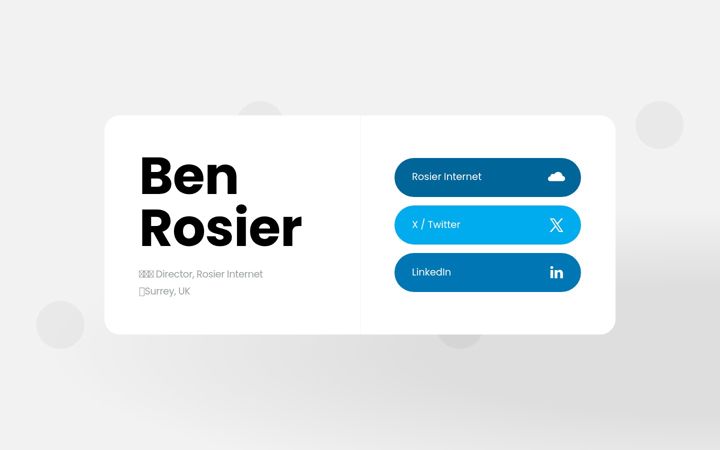 Screenshot of benrosier.com