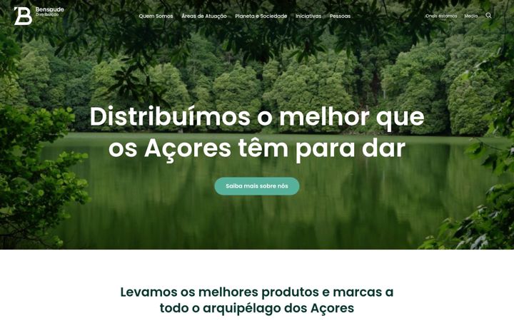 Screenshot of bensaudedistribuicao.pt