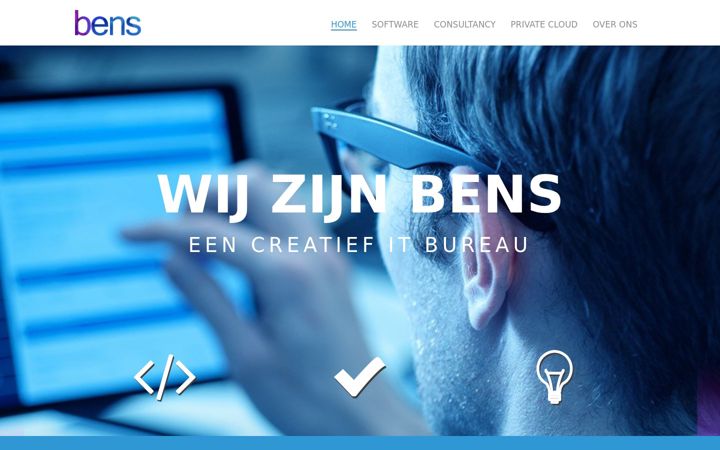 Skjermbilde av bensconsultancy.nl