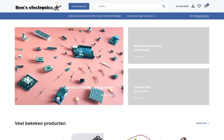Ekrānuzņēmums no benselectronics.nl