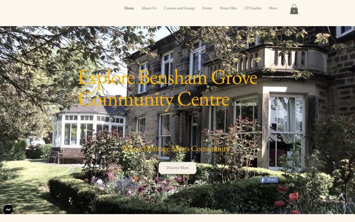 Captura de pantalla de benshamgrove.org.uk
