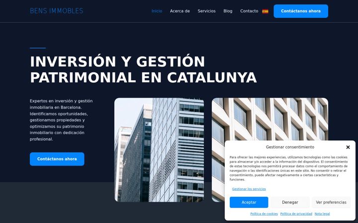 Screenshot of bensimmobles.com