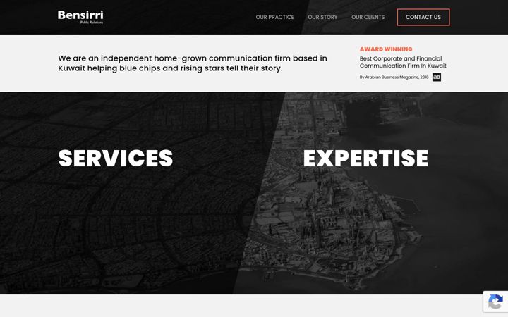 Screenshot of bensirri.com
