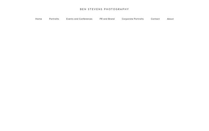 Screenshot of benstevensphotography.com