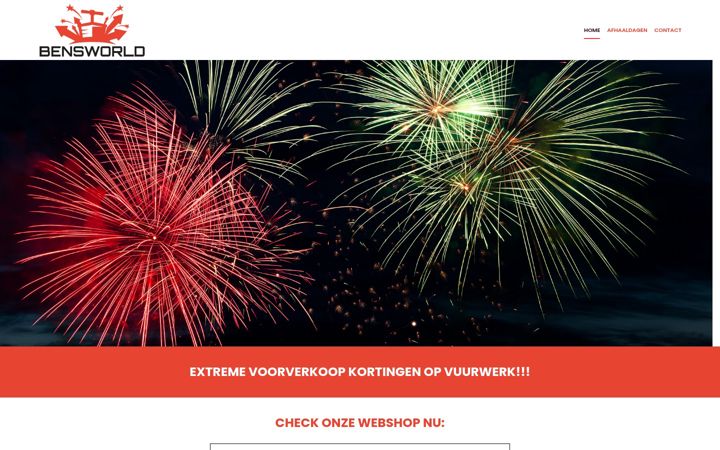 Zrzut ekranu bensworld.nl