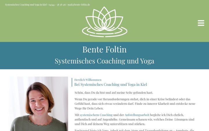 Screenshot of bente-foltin.de