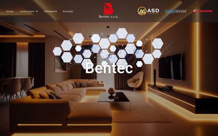 Screenshot of bentec.cz
