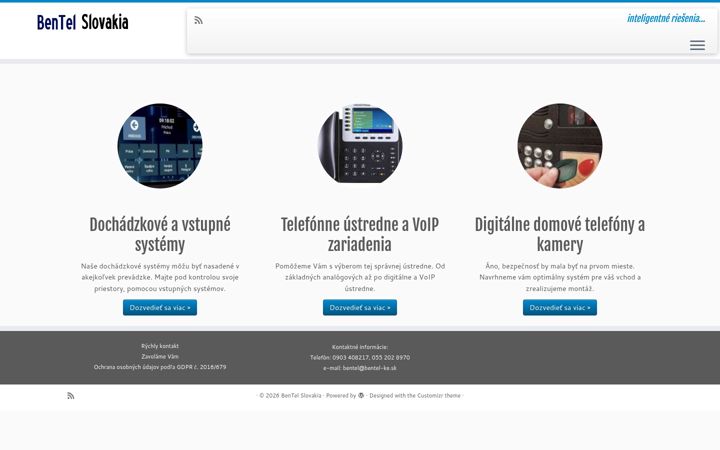 Captura de pantalla de bentel.org