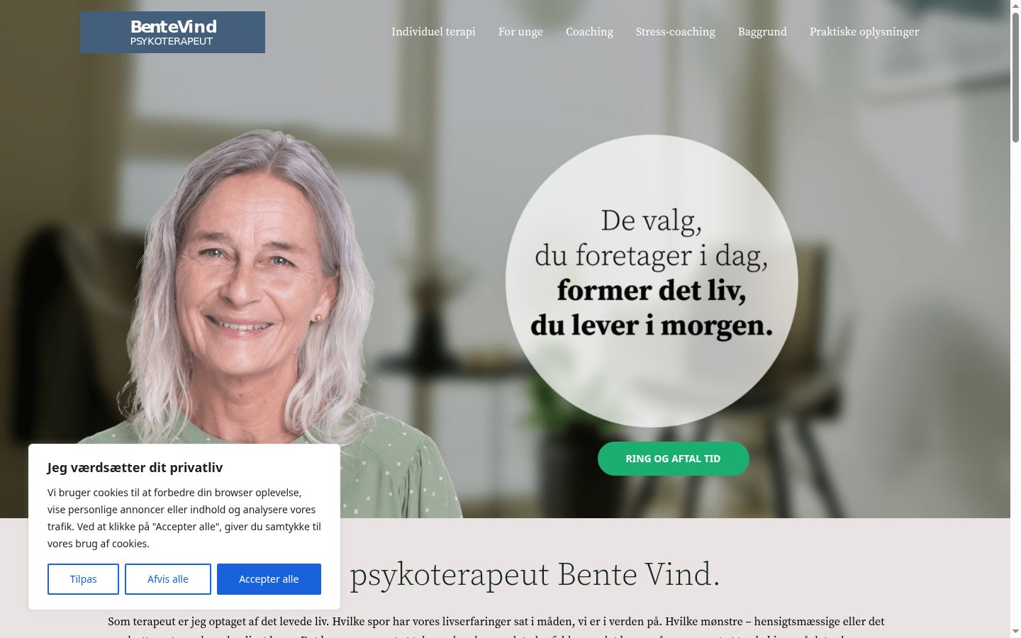 Screenshot tal-banner tal-kunsens muri qabel kwalunkwe interazzjoni