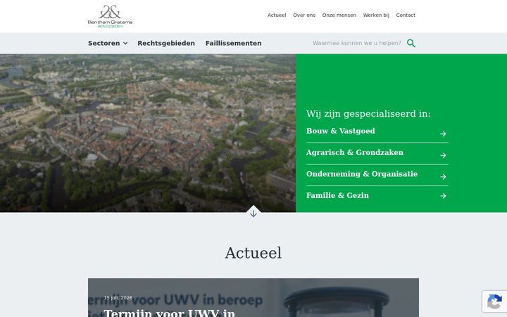 Screenshot of benthemgratama.nl