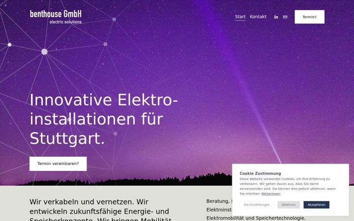 Screenshot of benthouse.de