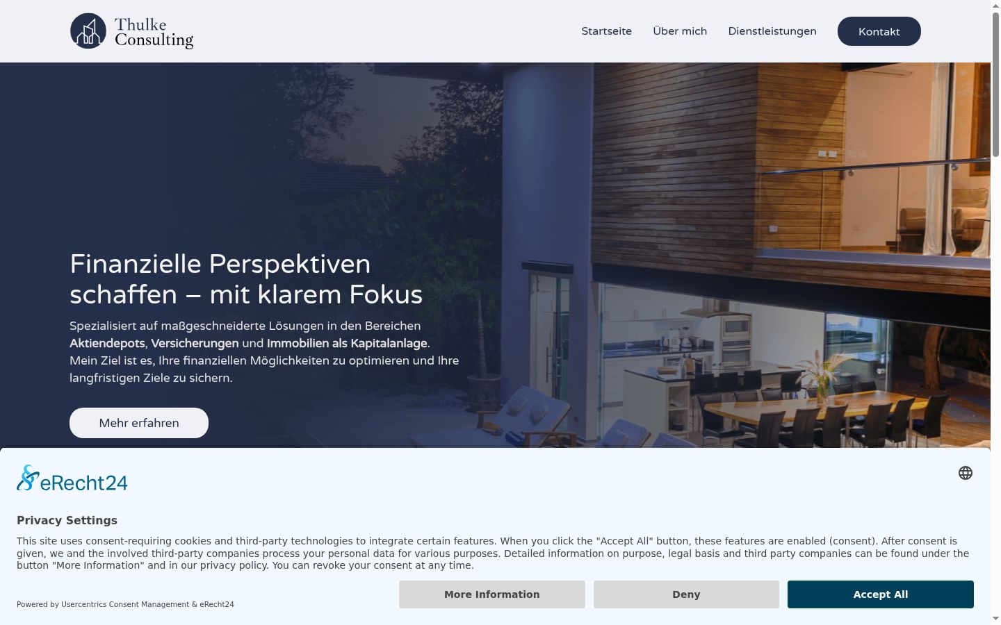 Screenshot tal-banner tal-kunsens muri qabel kwalunkwe interazzjoni