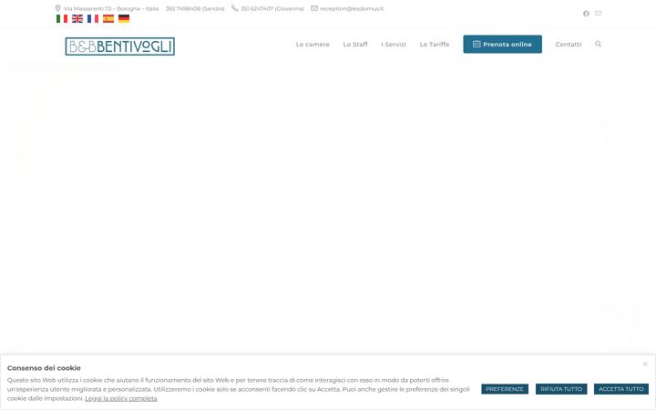 Screenshot of bentivoglibo.it