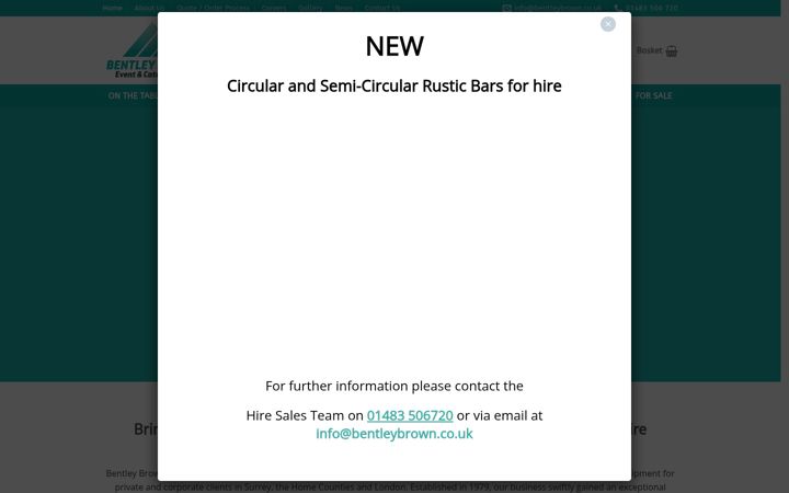 Screenshot of bentleybrown.co.uk