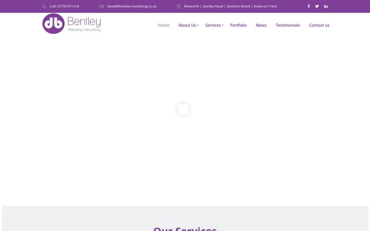 Screenshot of bentleymarketingconsultancy.co.uk