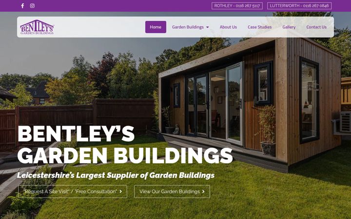 Captura de ecrã de bentleysgardenbuildings.co.uk