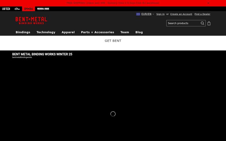 Screenshot of bentmetal.com