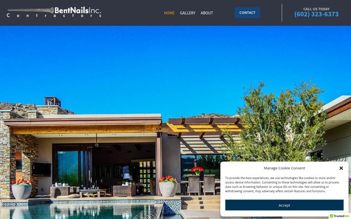 Screenshot of bentnailsinc.com