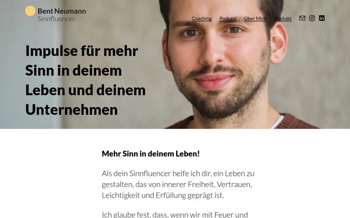 Screenshot of bentneumann.de