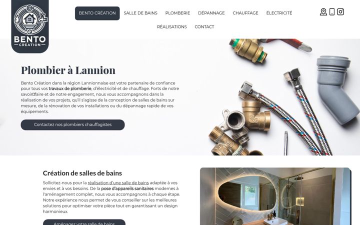 Screenshot of bentocreation22.fr