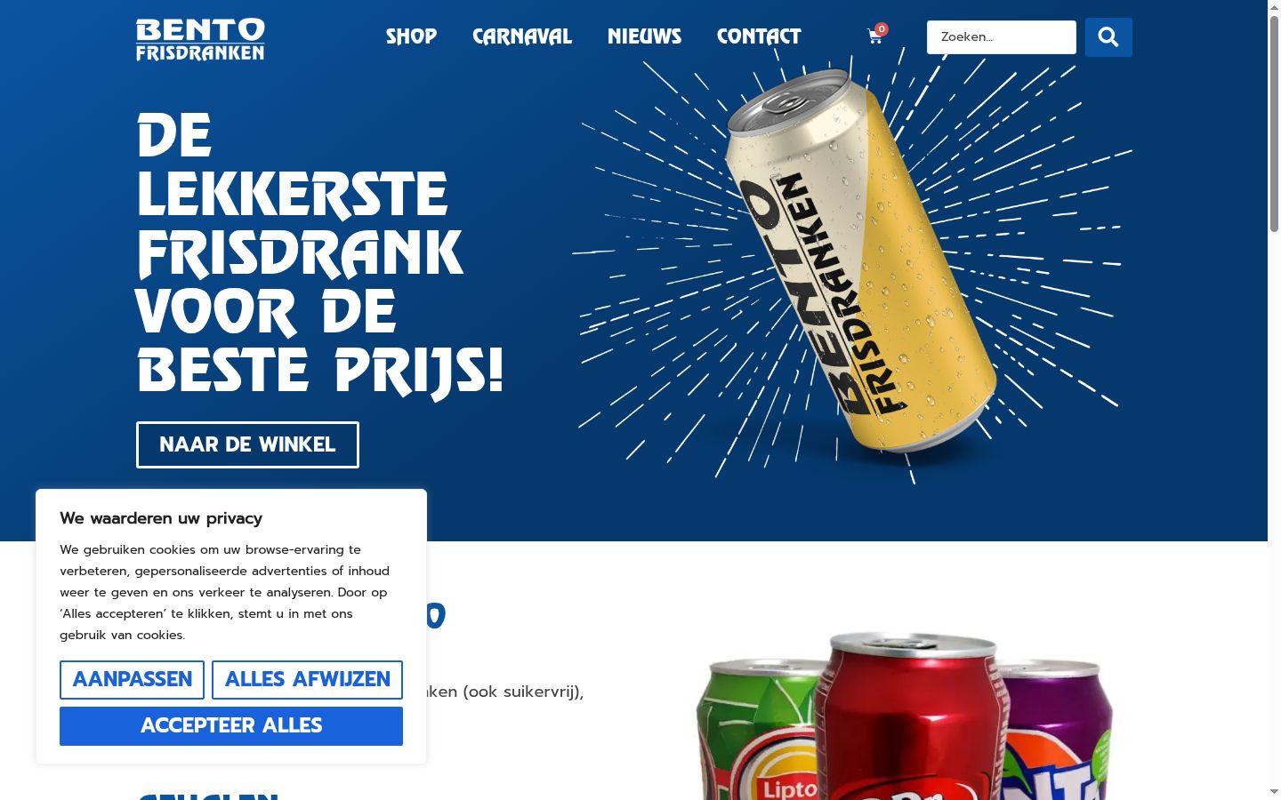 Zrzut ekranu banera zgody wyświetlanego przed jakąkolwiek interakcją