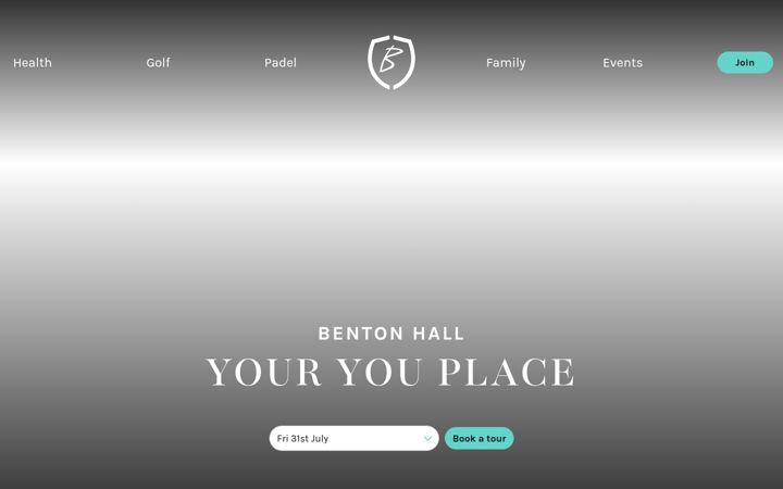 Captura de ecrã de bentonhall.co.uk
