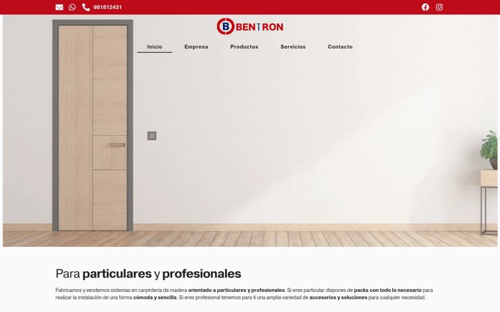 Screenshot of bentron.es