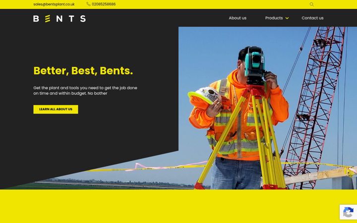 Screenshot of bentsplant.co.uk